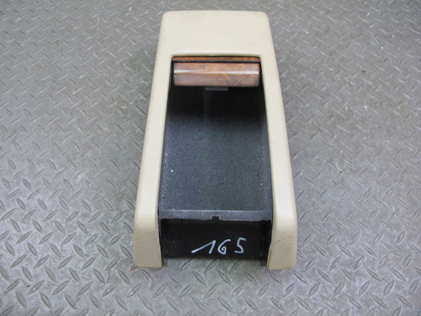 86-91 Mercedes W126 Center Console Roller Blind  Compartment Storage OEM