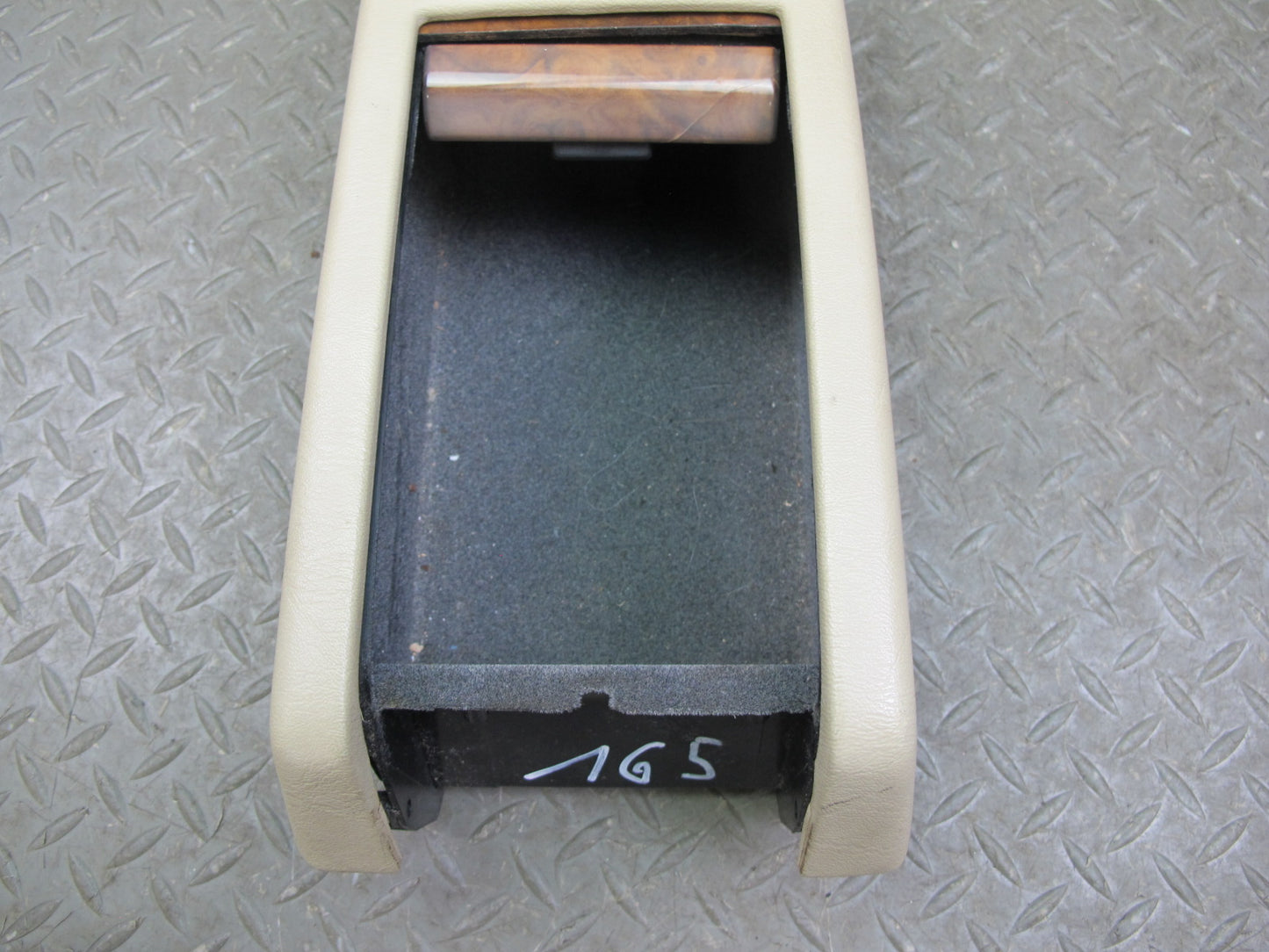 86-91 Mercedes W126 Center Console Roller Blind  Compartment Storage OEM