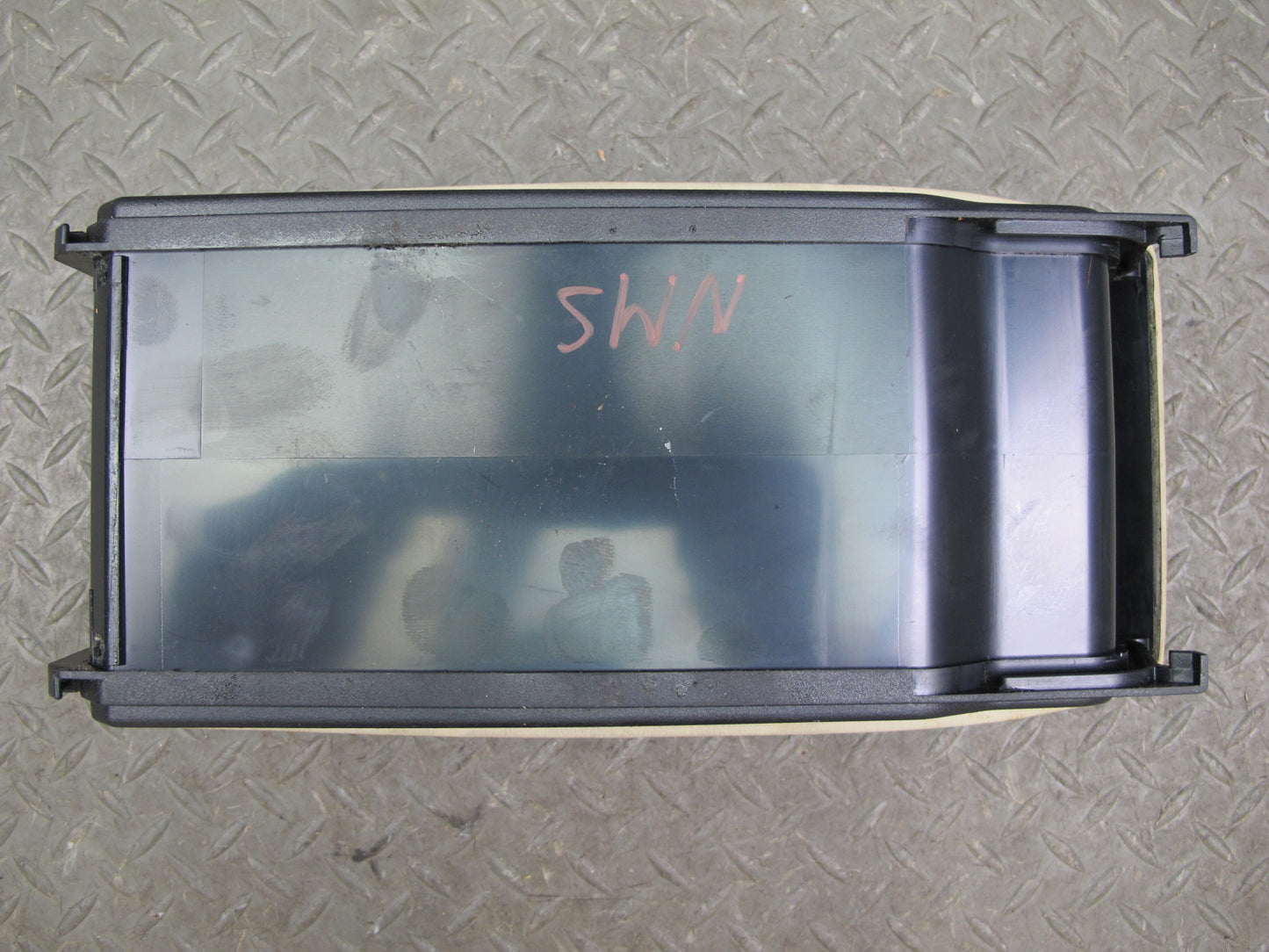 86-91 Mercedes W126 Center Console Roller Blind  Compartment Storage OEM
