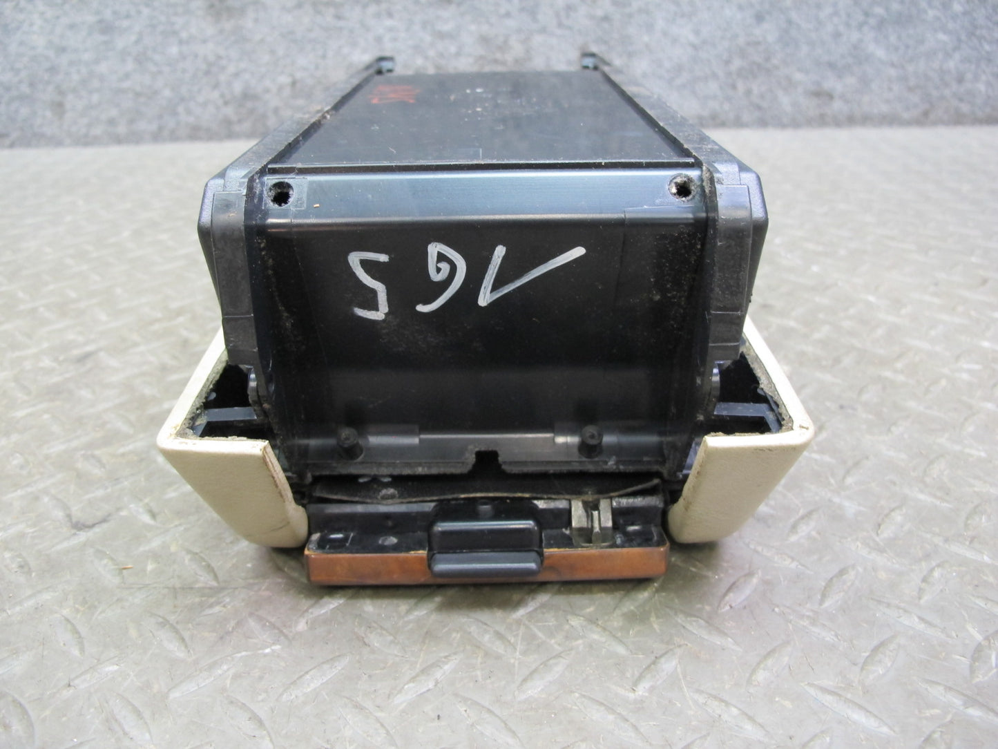 86-91 Mercedes W126 Center Console Roller Blind  Compartment Storage OEM