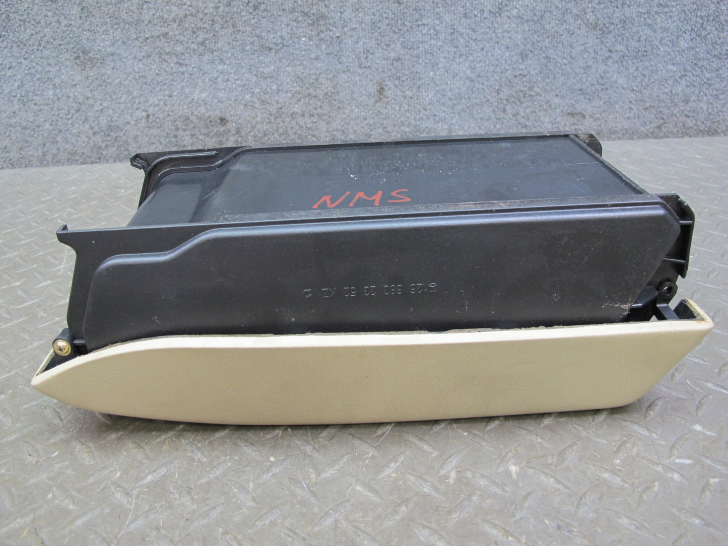86-91 Mercedes W126 Center Console Roller Blind  Compartment Storage OEM
