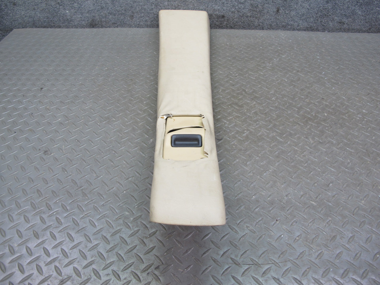 86-91 Mercedes W126 Set of 2 Center Interior B Pillar Upper Trim Panel OEM