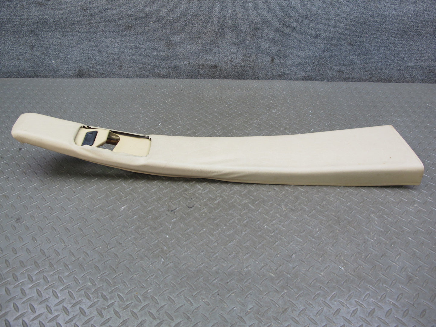 86-91 Mercedes W126 Set of 2 Center Interior B Pillar Upper Trim Panel OEM