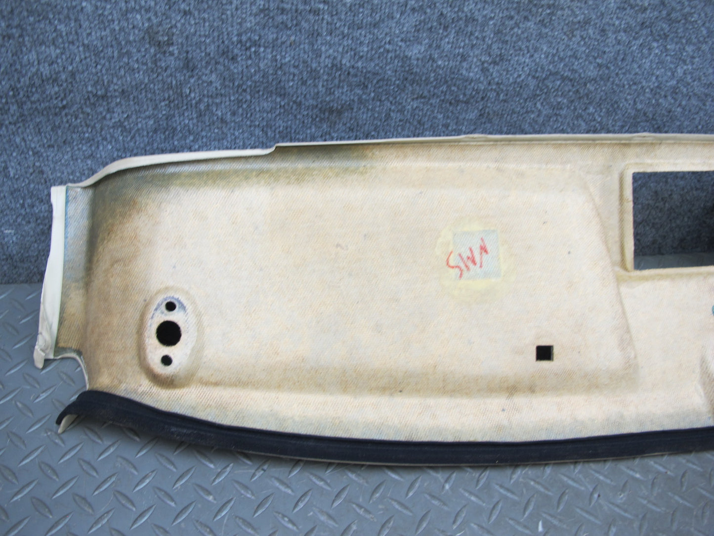 86-91 Mercedes W126 Front Upper Headliner Trim Cover Panel  OEM