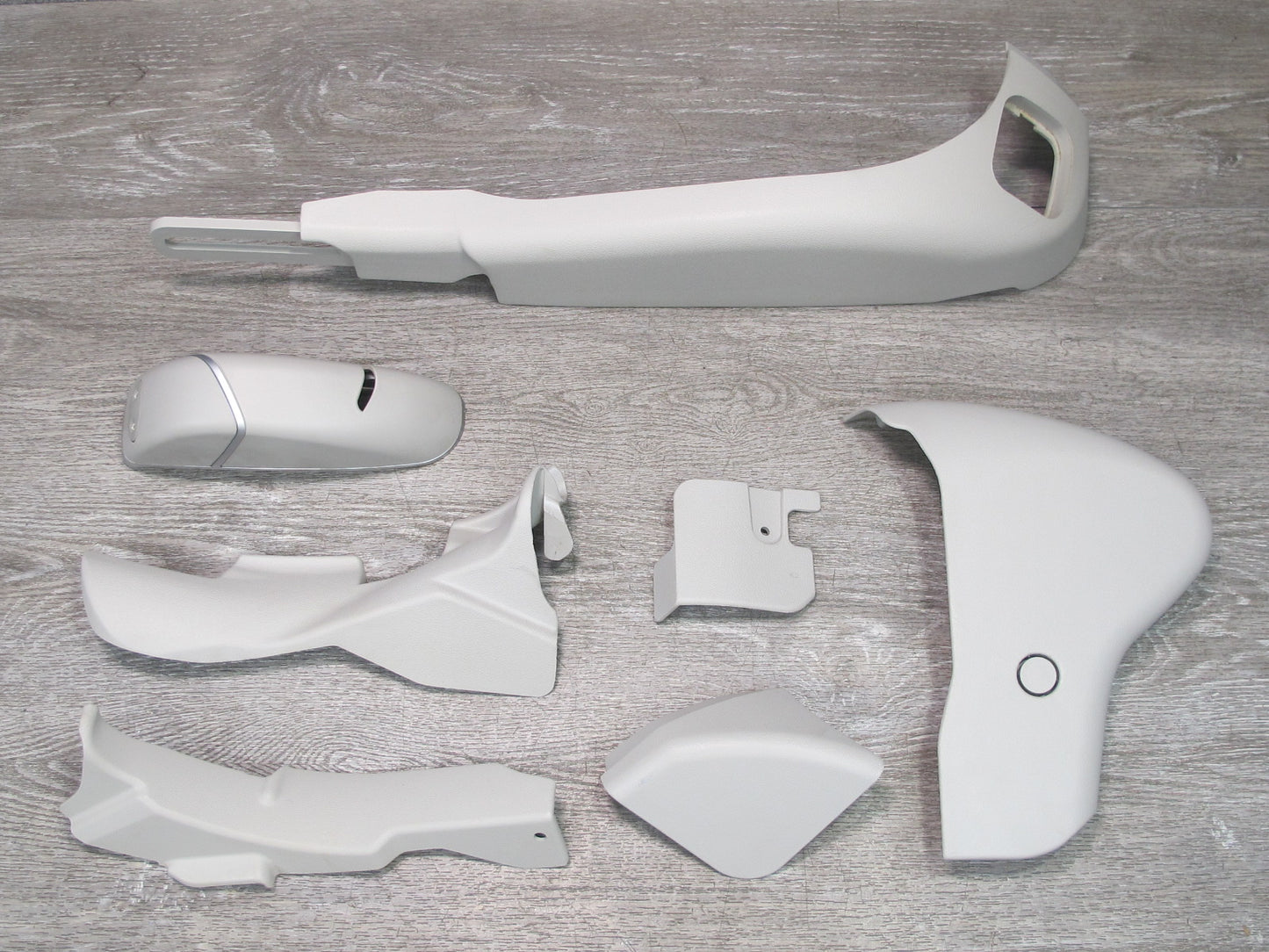 03-06 Mercedes R230 Front Right Passenger Seat Trim Cover Panel Set Gray OEM