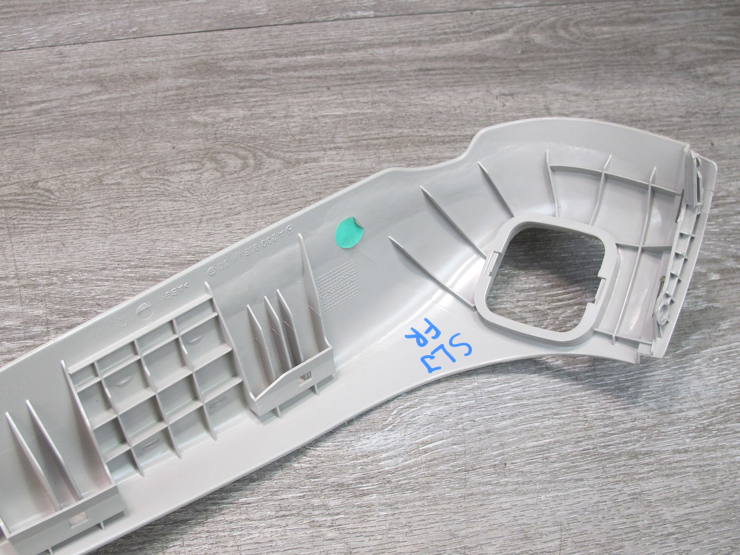 03-06 Mercedes R230 Front Right Passenger Seat Trim Cover Panel Set Gray OEM