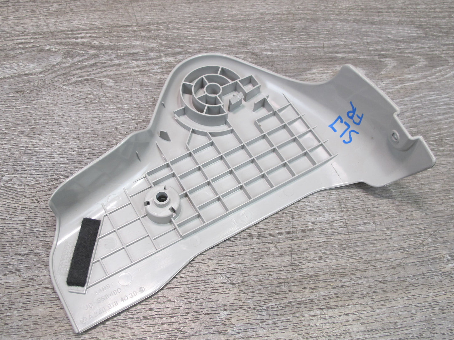 03-06 Mercedes R230 Front Right Passenger Seat Trim Cover Panel Set Gray OEM