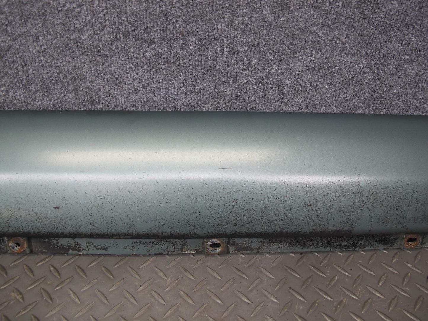 86-91 Mercedes W126 Set of 2 Left & Right Side Skirt Rocker Panel Molding OEM