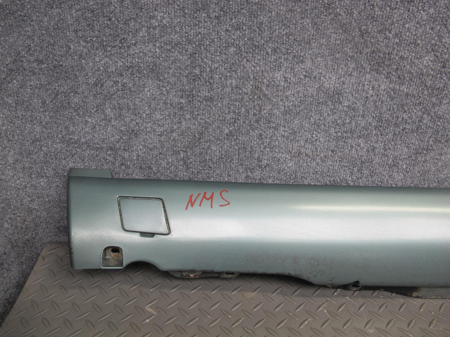 86-91 Mercedes W126 Set of 2 Left & Right Side Skirt Rocker Panel Molding OEM