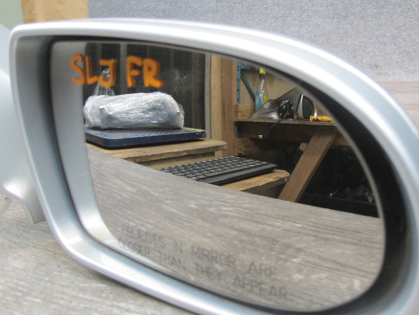 03-08 Mercedes R230 Sl-class Right Door Power Heat Memory Mirror Silver OEM
