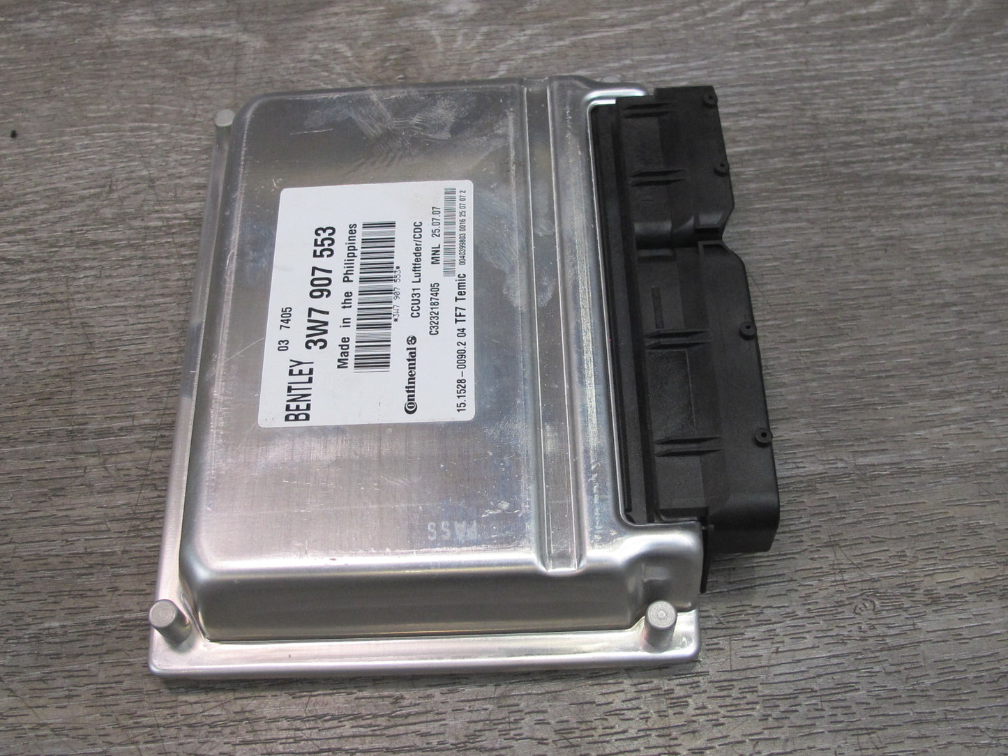 2007-2008 Bentley Continental GTC Air Suspension Control Module 3W7907553