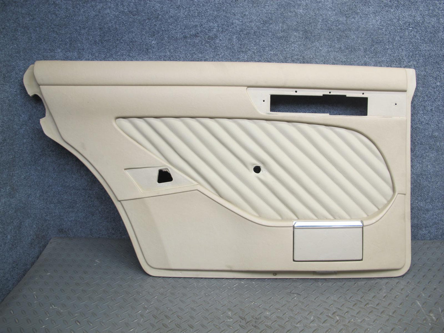86-91 Mercedes W126 Set of 2 Rear Left & Right Door Interior Trim Panel OEM