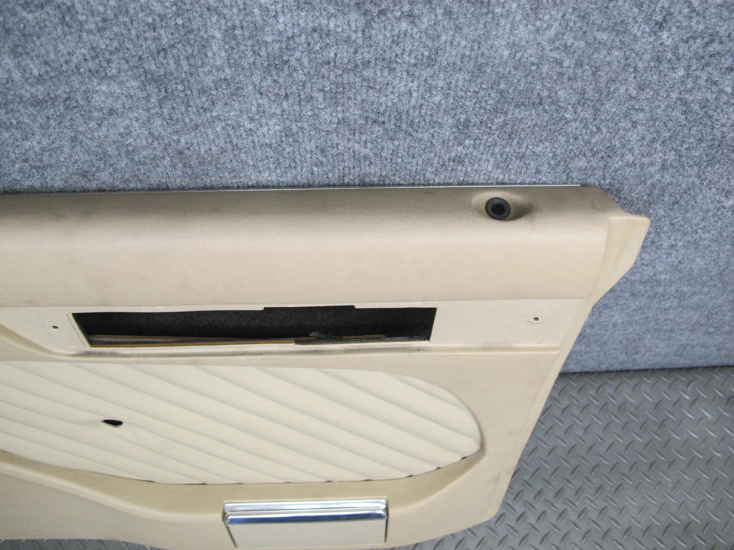 86-91 Mercedes W126 Set of 2 Rear Left & Right Door Interior Trim Panel OEM