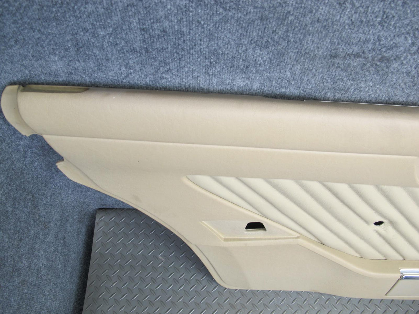 86-91 Mercedes W126 Set of 2 Rear Left & Right Door Interior Trim Panel OEM