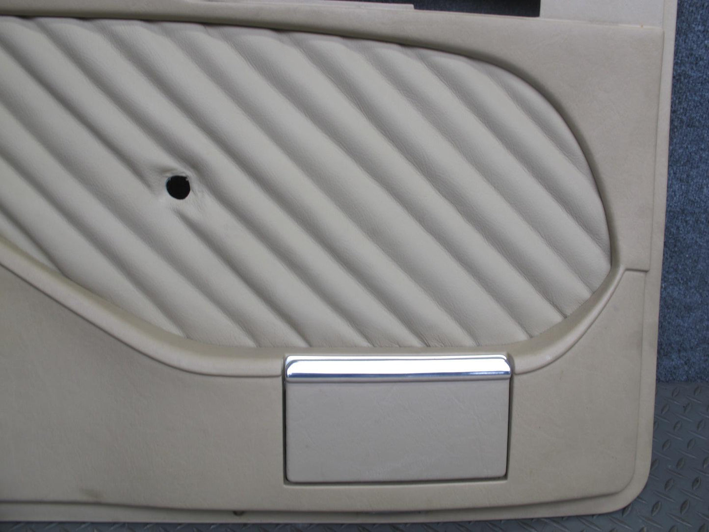 86-91 Mercedes W126 Set of 2 Rear Left & Right Door Interior Trim Panel OEM