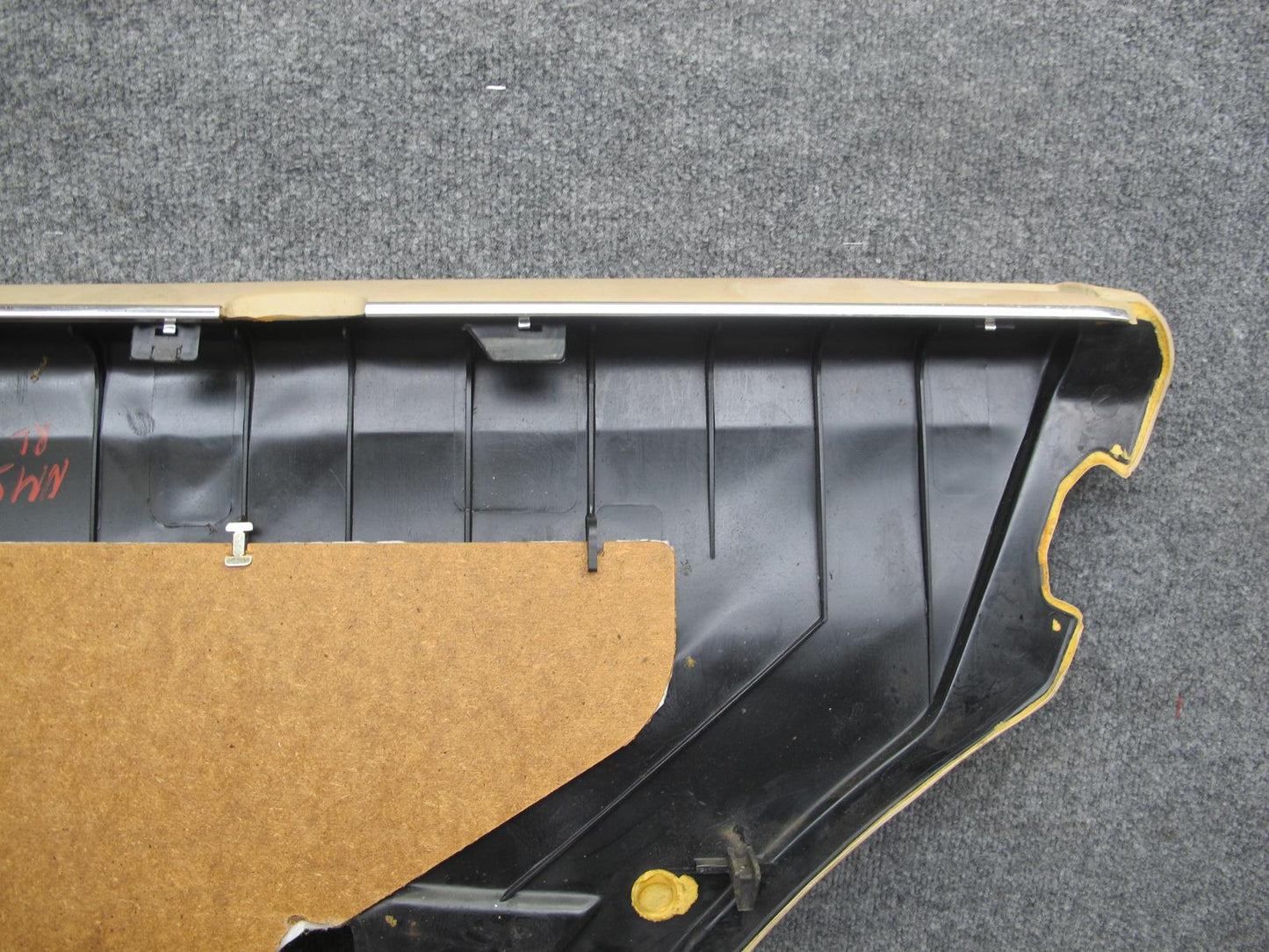 86-91 Mercedes W126 Set of 2 Rear Left & Right Door Interior Trim Panel OEM