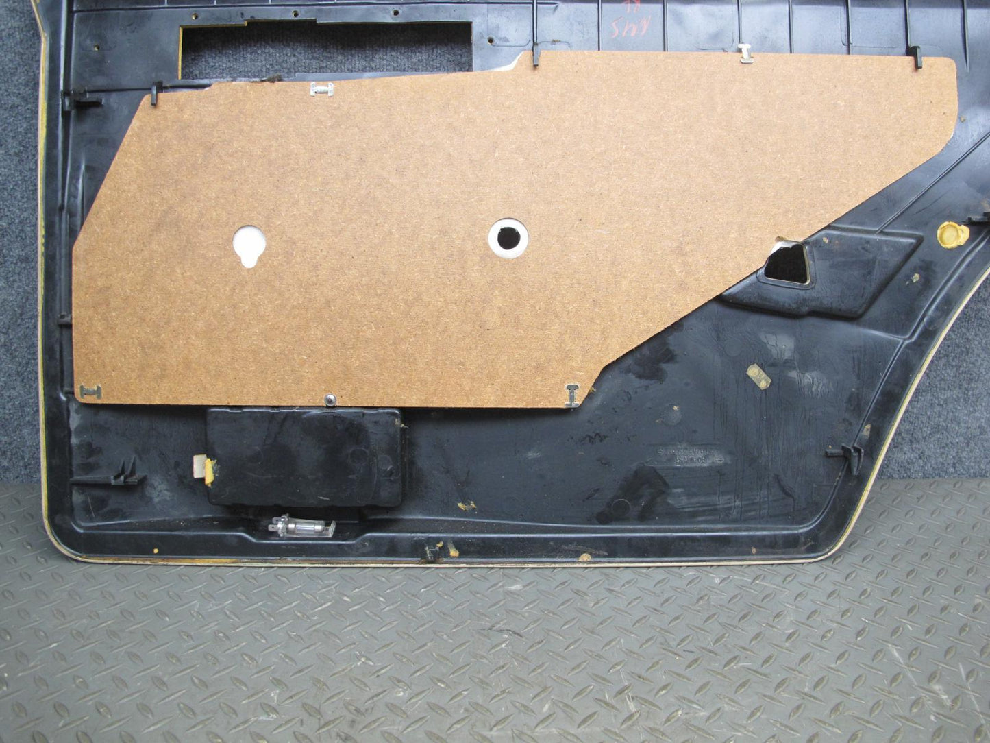 86-91 Mercedes W126 Set of 2 Rear Left & Right Door Interior Trim Panel OEM