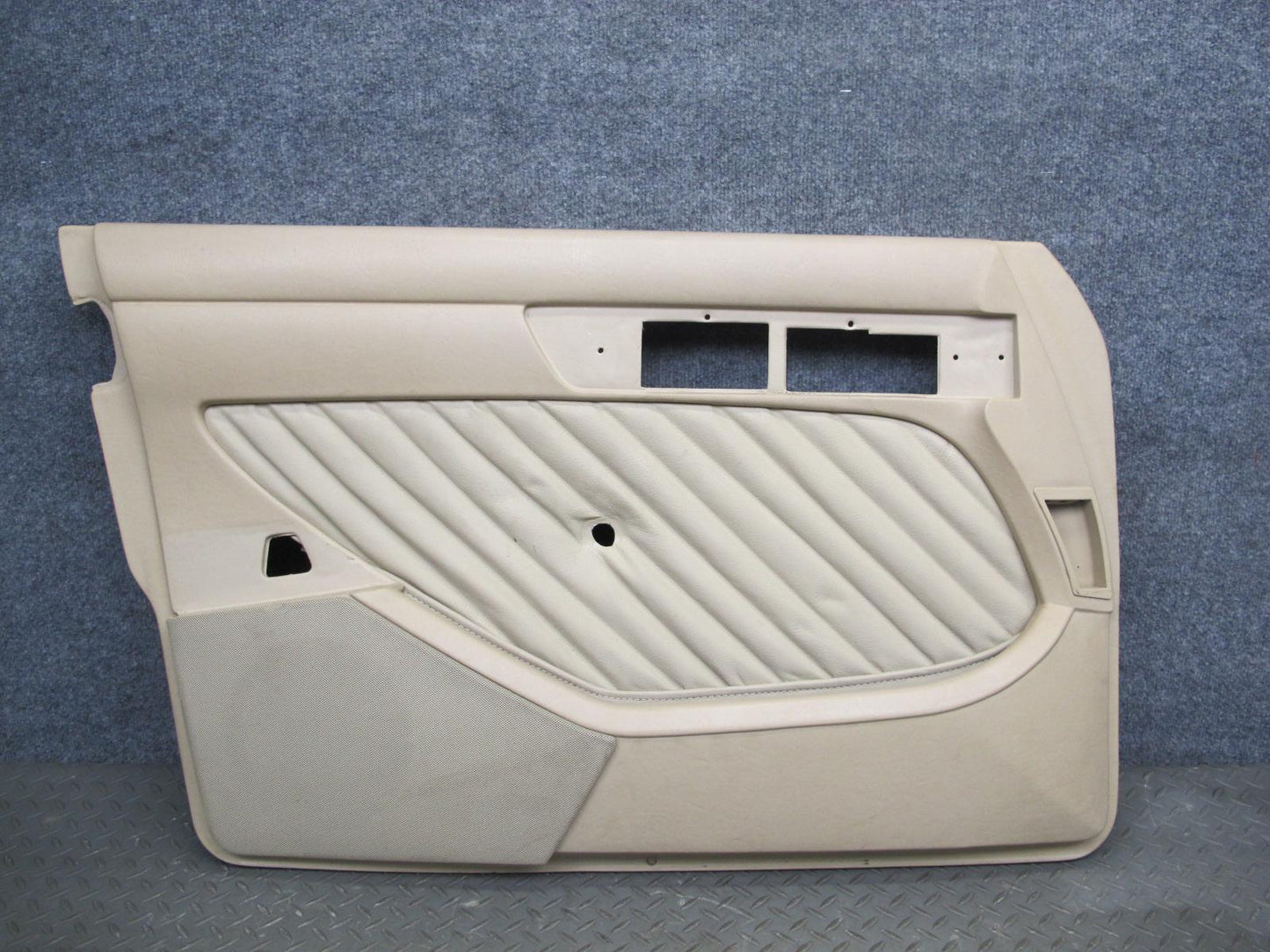 86-91 Mercedes W126 Set of 2 Front Left & Right Door Interior Trim Panel OEM