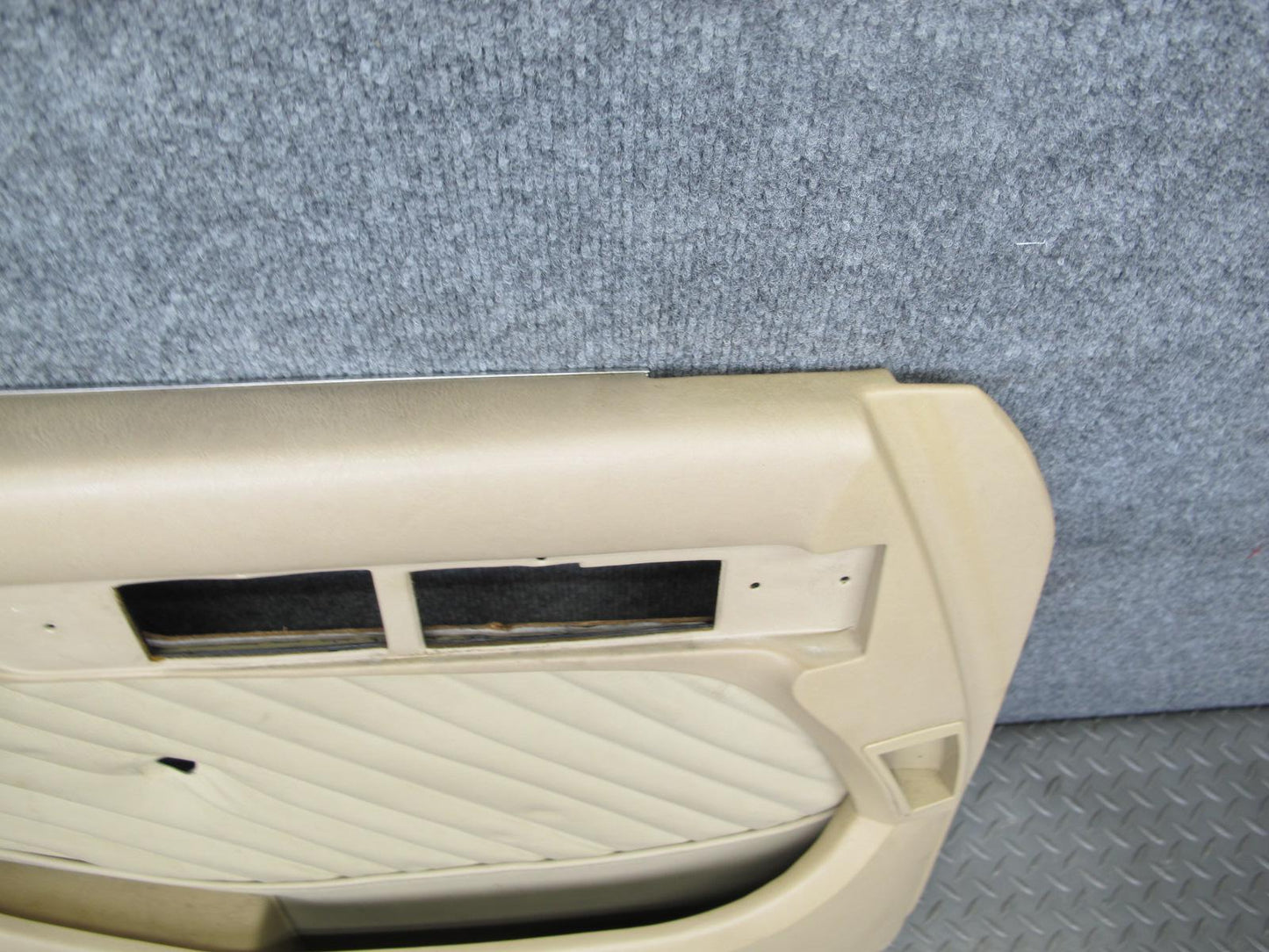 86-91 Mercedes W126 Set of 2 Front Left & Right Door Interior Trim Panel OEM