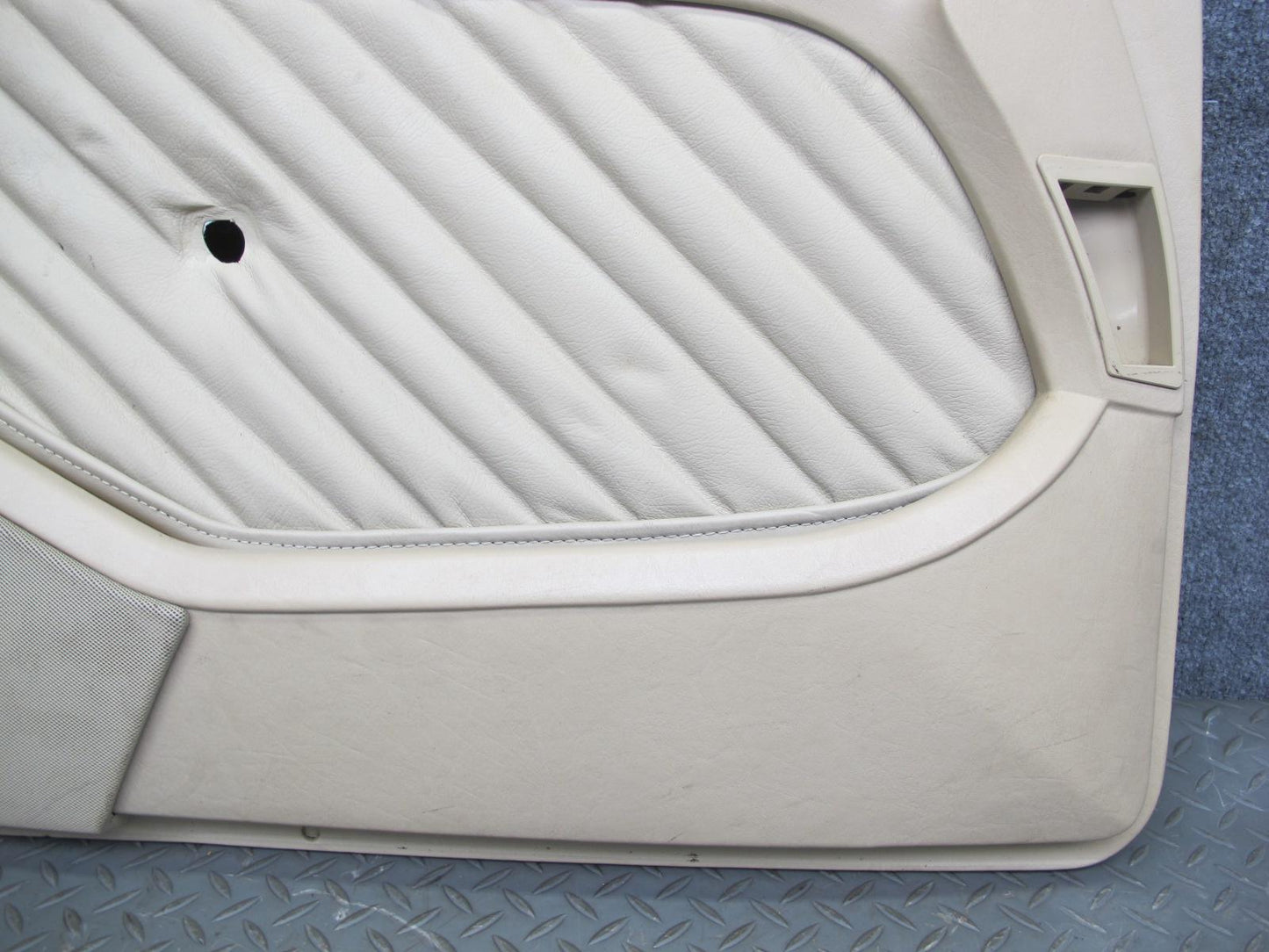 86-91 Mercedes W126 Set of 2 Front Left & Right Door Interior Trim Panel OEM