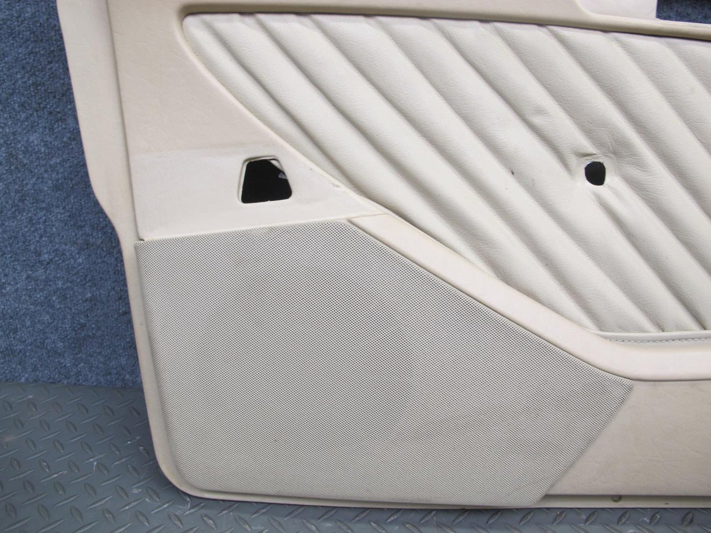 86-91 Mercedes W126 Set of 2 Front Left & Right Door Interior Trim Panel OEM