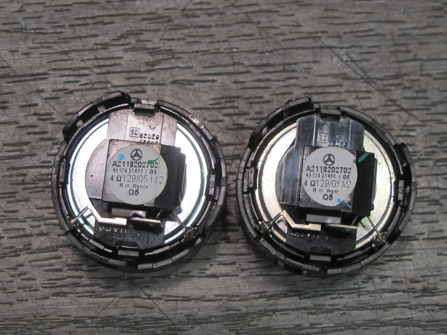 05-08 Mercedes R171 SLK Set of 5 Dash Door Speaker Tweeter Harman Kardon OEM