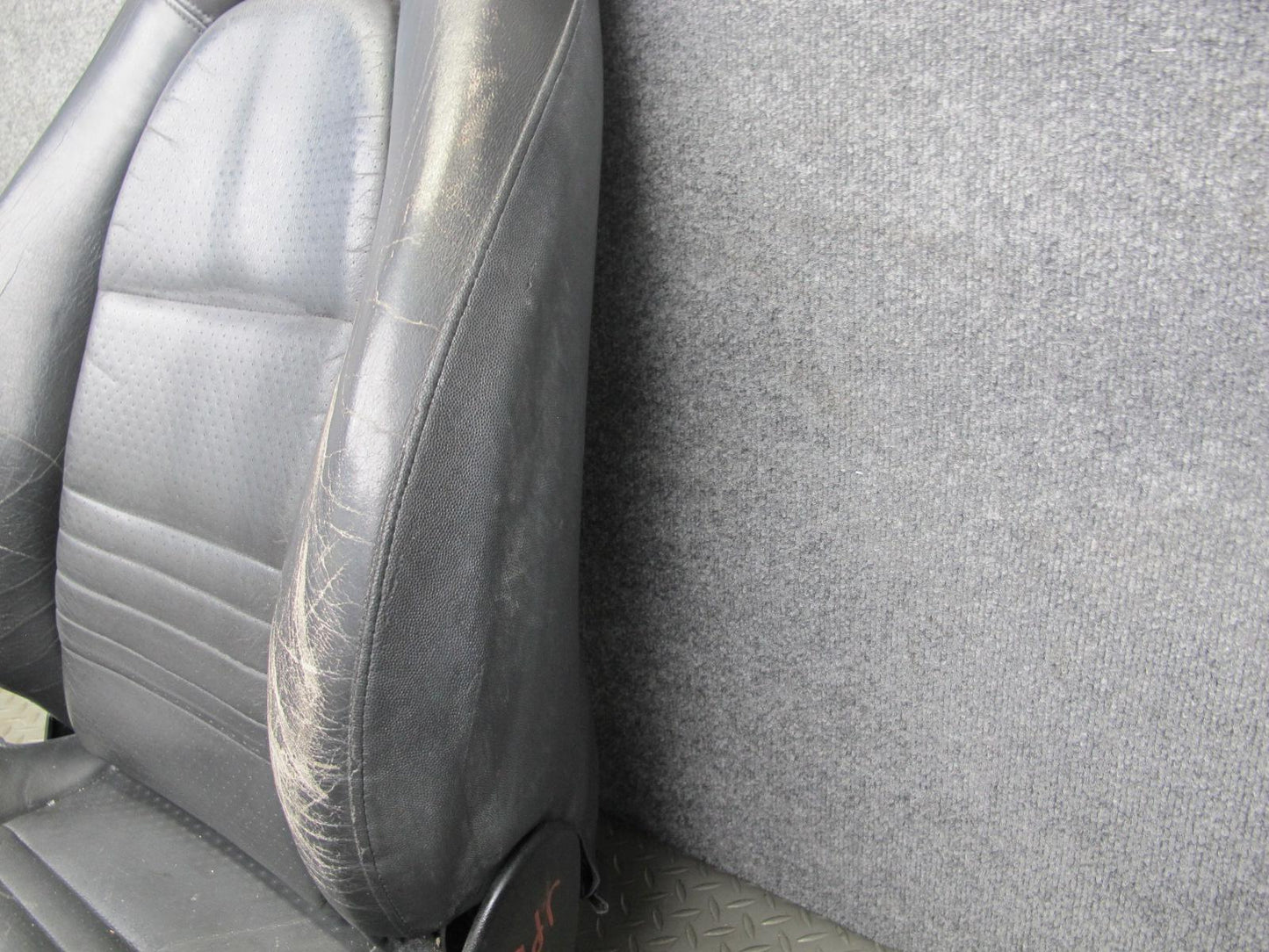 2001-2004 Porsche Boxster 986 Front Left & Right Side Leather Seat Black Set