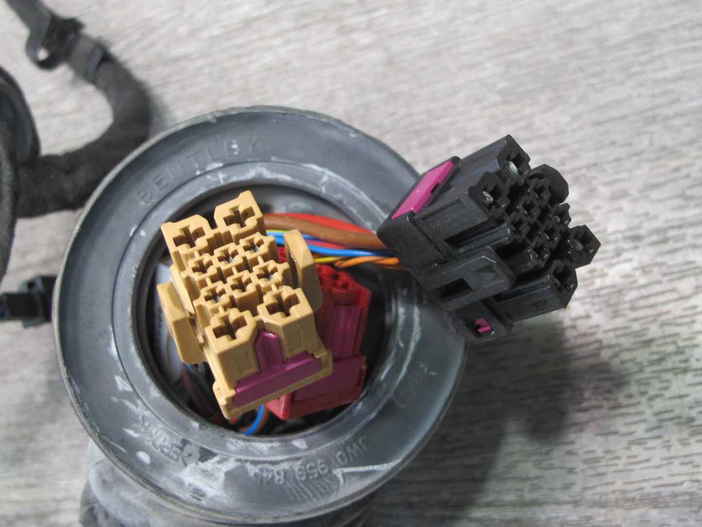 03-12 Bentley Continental GTC GT Left Door Wire Wiring Harness 3W0971120P