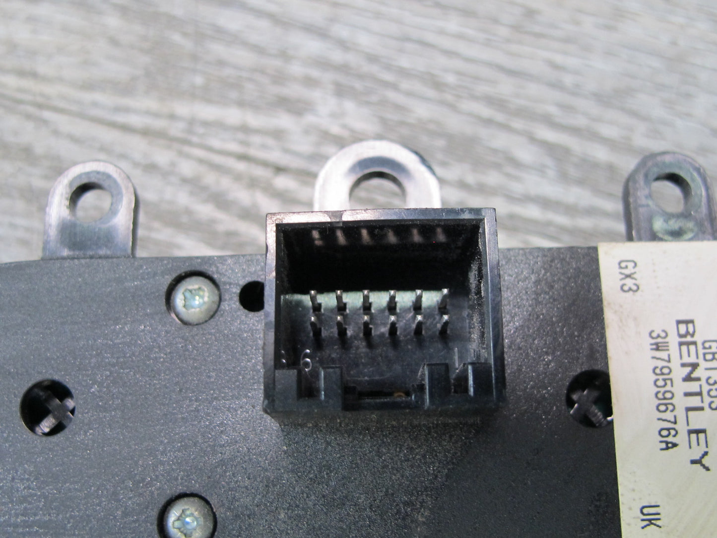 07-11 Bentley Continental GTC Convertible Center Console Switch Panel 3W7959676A