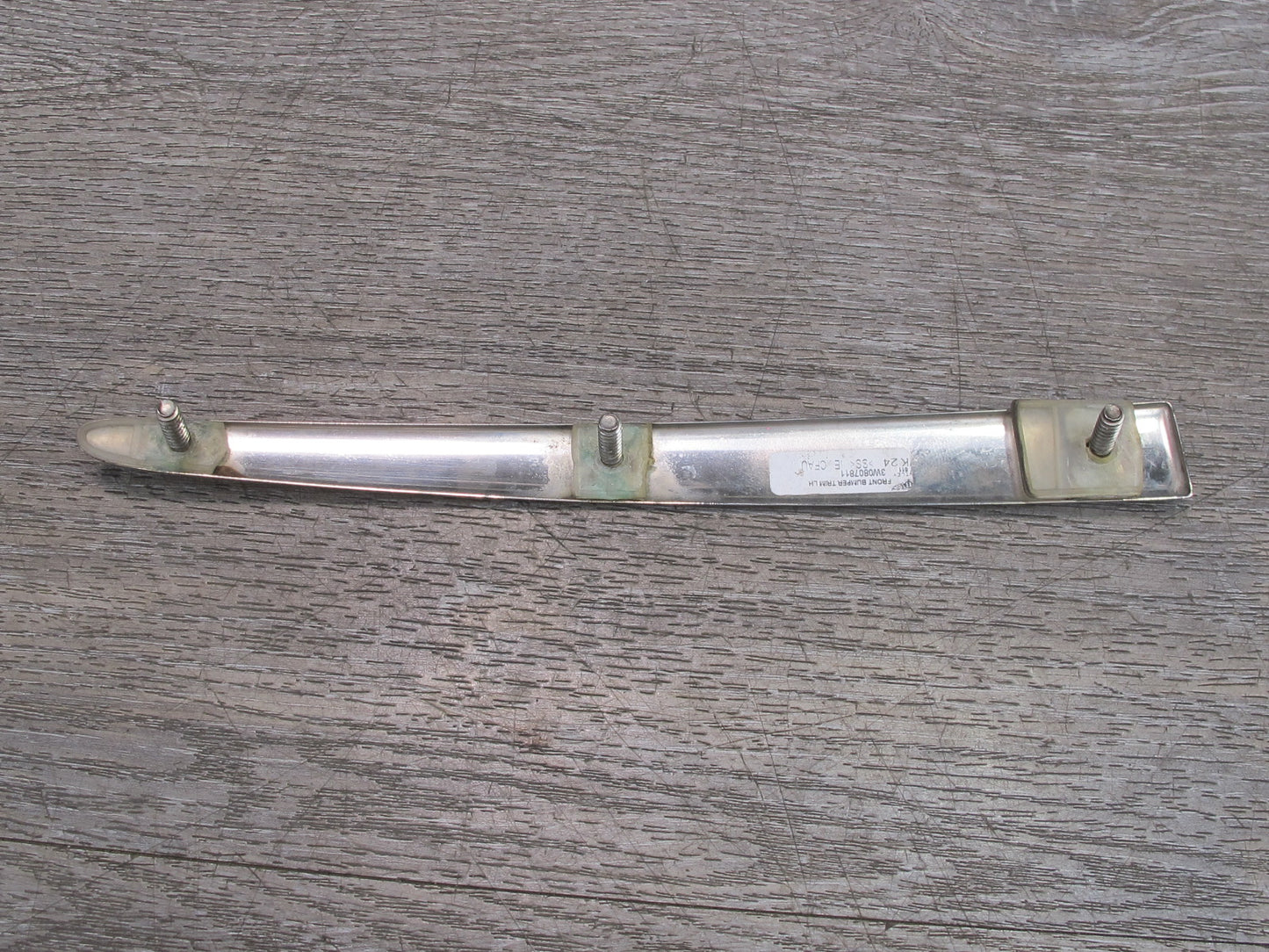 03-10 Bentley Continental GTC GT Set of 2 Front Bumper Chrome Trim Molding