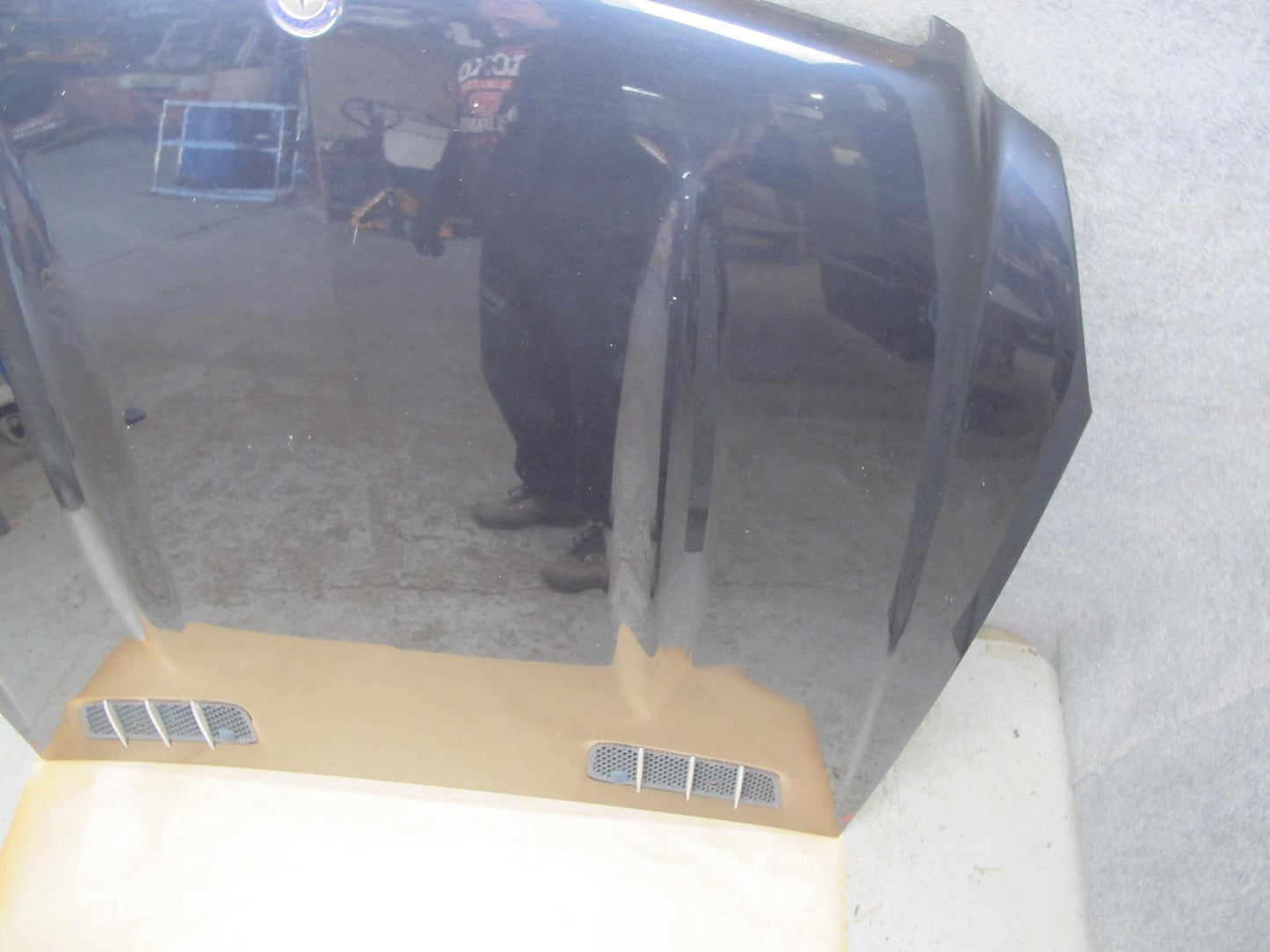 09-12 Mercedes R230 Sl-class Front Hood Bonnet Shell Panel Cover Black OEM