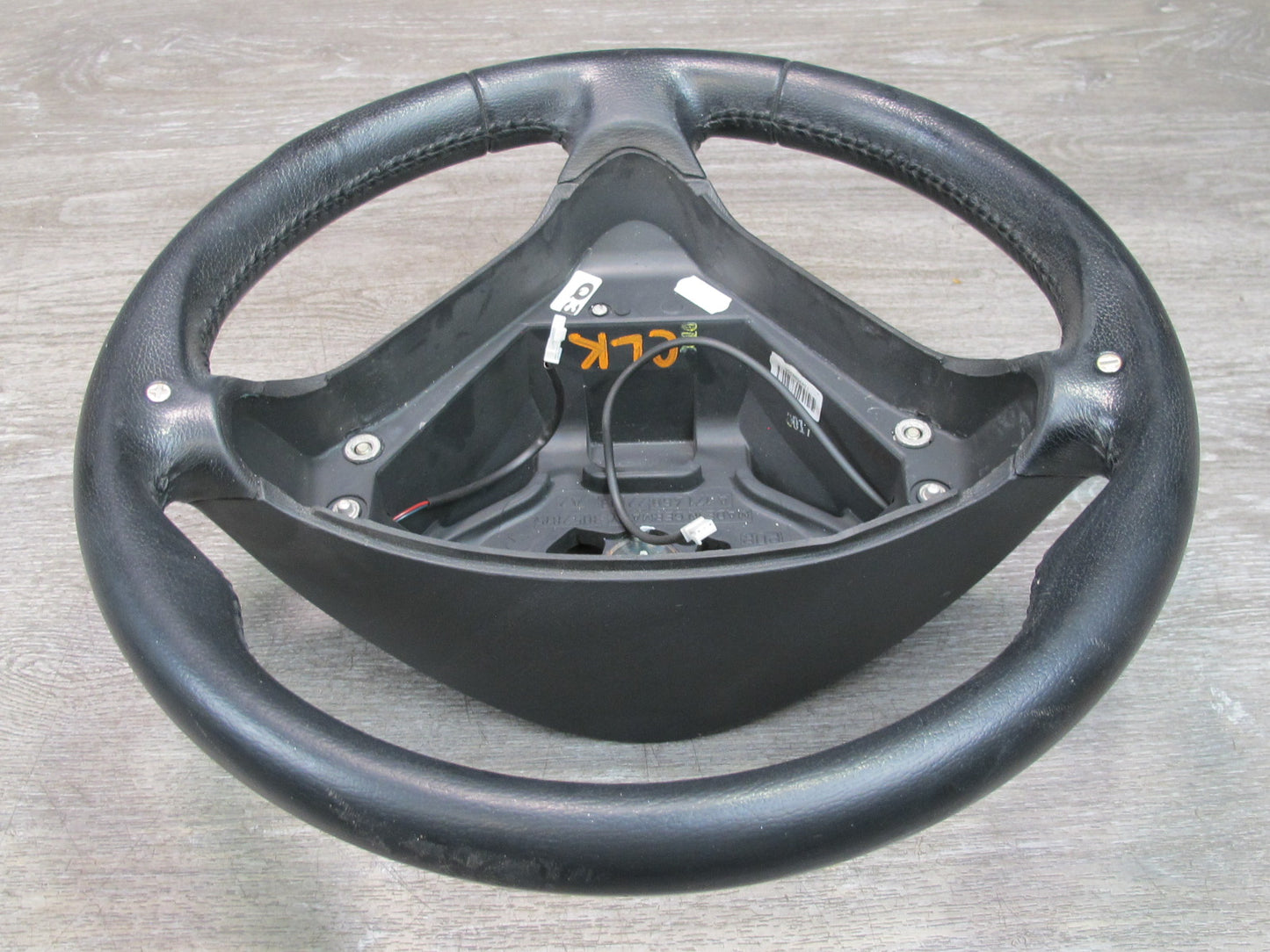 05-08 Mercedes R171 SLK55 AMG Sport Leather Steering Black w Shifter Paddles OEM