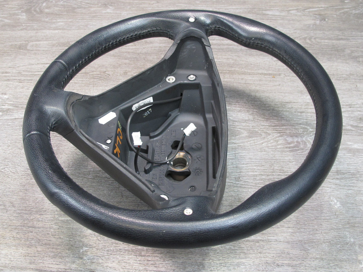 05-08 Mercedes R171 SLK55 AMG Sport Leather Steering Black w Shifter Paddles OEM