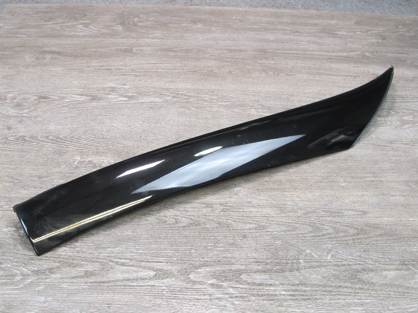 05-11 Mercedes R171 Set of 2 Windshield Exterior A Pillar Trim Cover Black OEM
