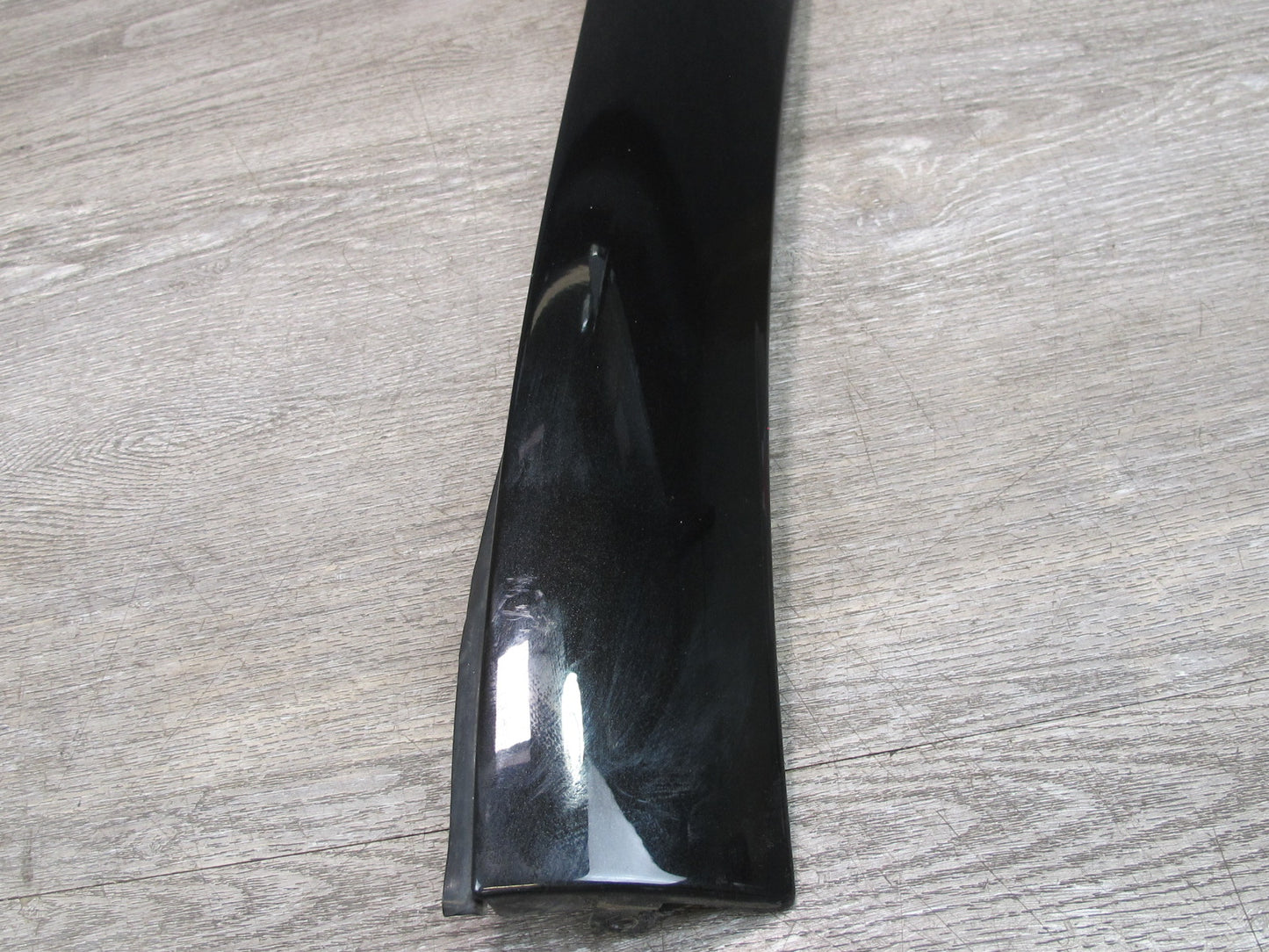 05-11 Mercedes R171 Set of 2 Windshield Exterior A Pillar Trim Cover Black OEM