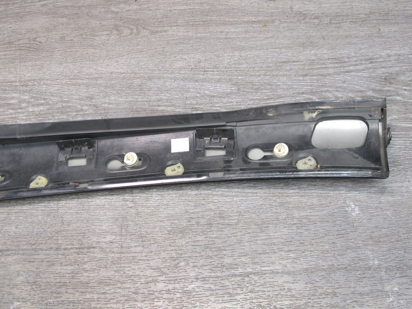 05-11 Mercedes R171 Set of 2 Windshield Exterior A Pillar Trim Cover Black OEM