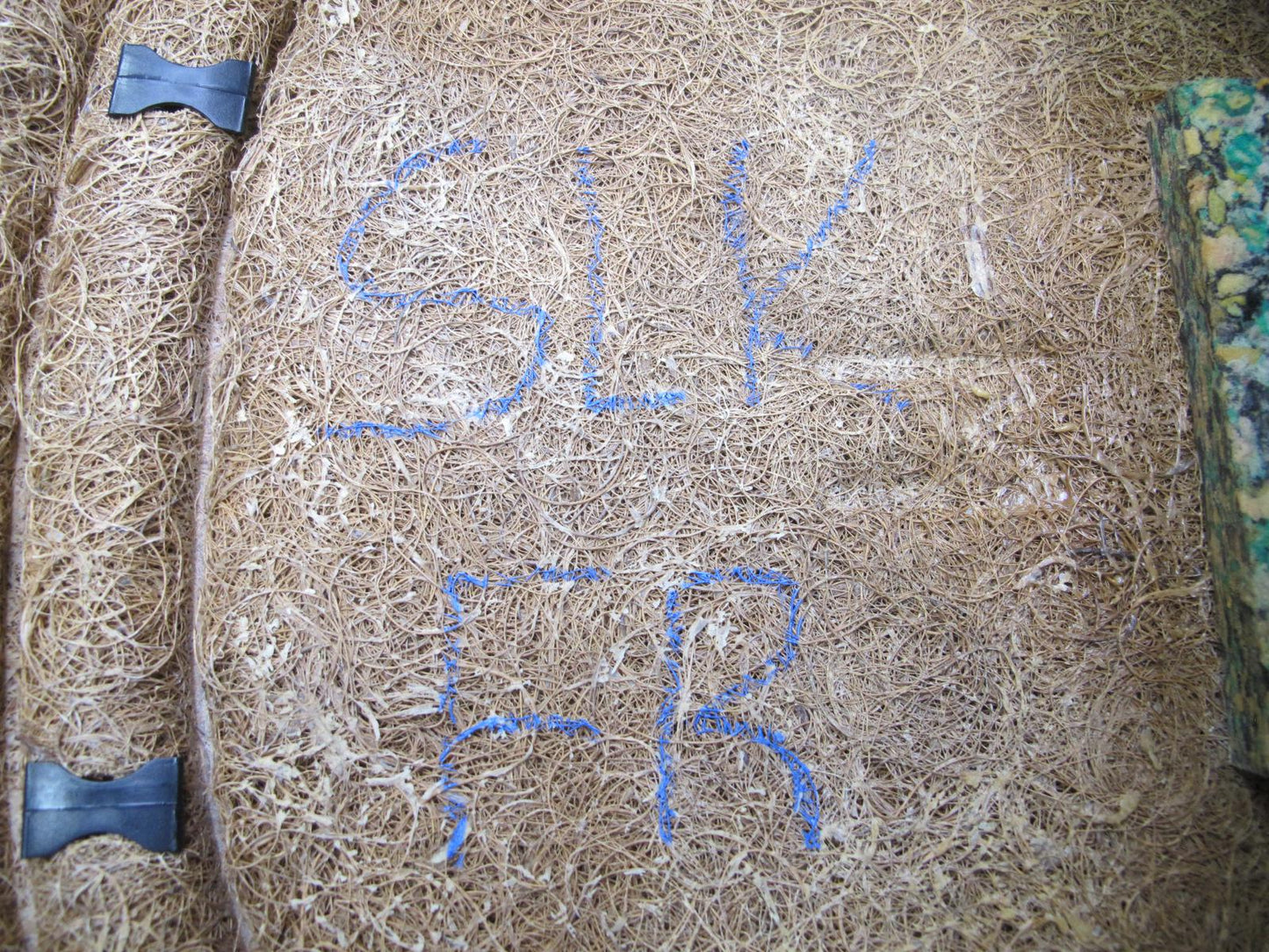 09-12 Mercedes R230 Sl-class Front Right Seat Leather Upper Backrest Beige OEM