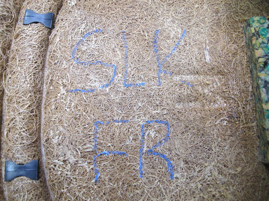 09-12 Mercedes R230 Sl-class Front Right Seat Leather Upper Backrest Beige OEM