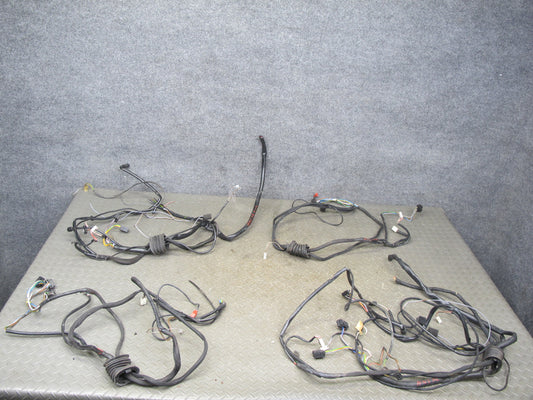 86-91 Mercedes W126 Set of 4 Front & Rear Door Wire Wiring Harness OEM