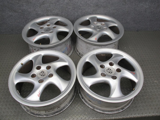 1997-2004 Porsche Boxster 986 R18 18" Wheel Rim 18x9J 18x7.5J  ET52/50 Set of 4