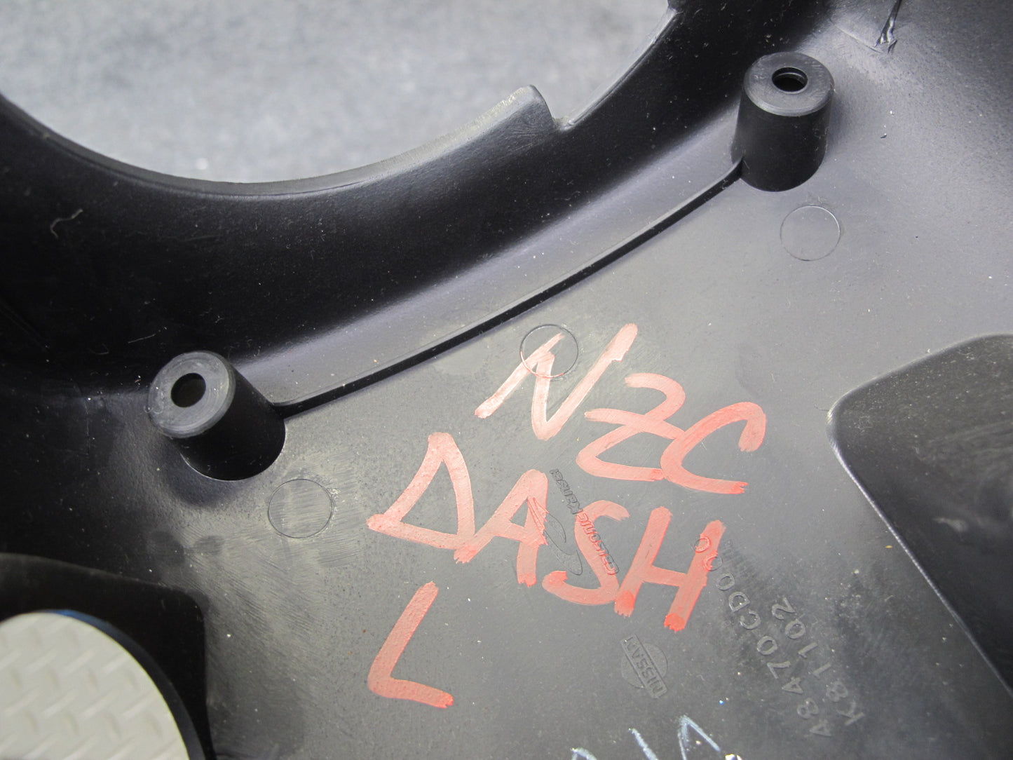 03-06 Nissan 350Z Z33 Lower Steering Column Trim Black w Microphone OEM