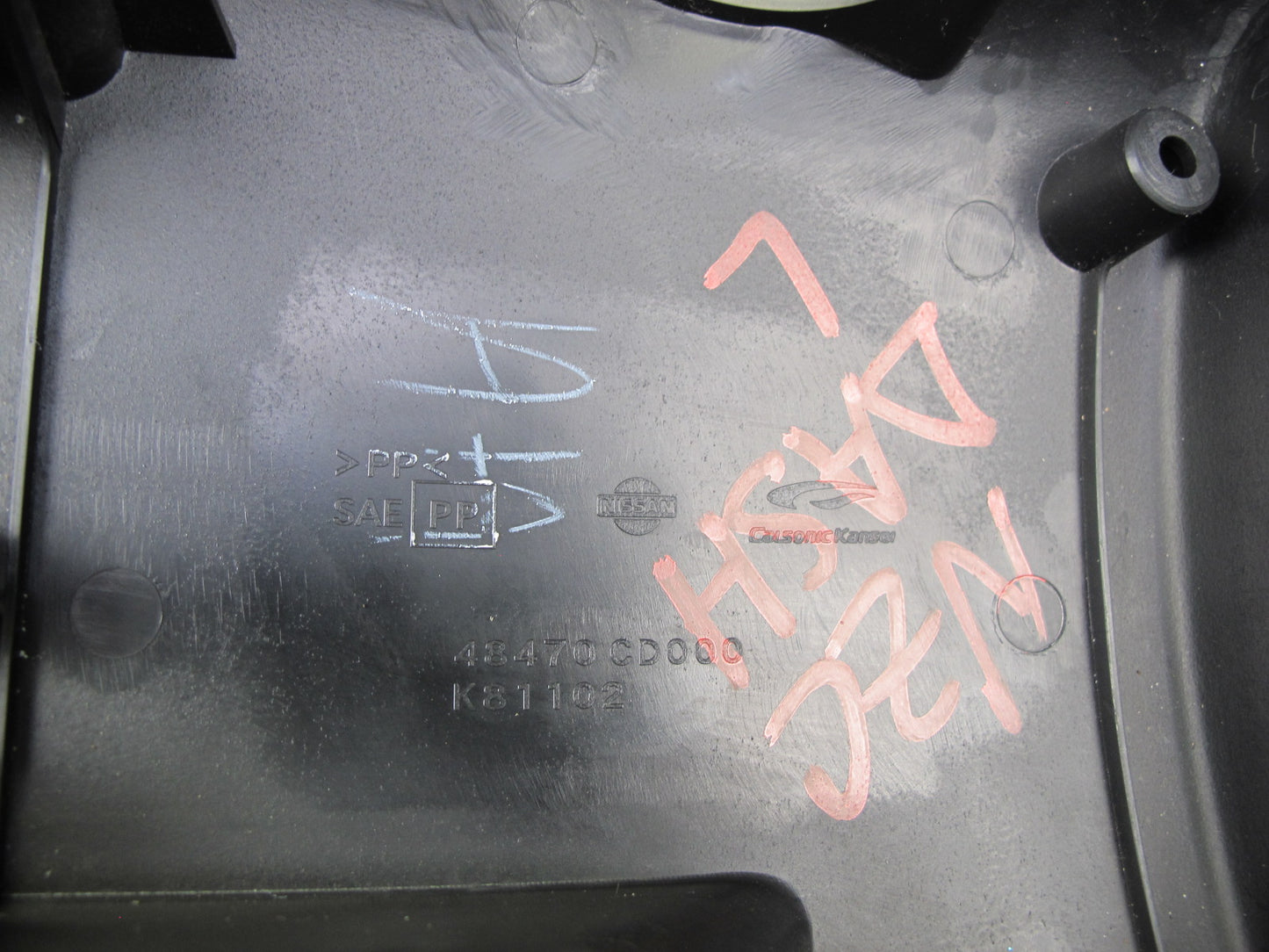 03-06 Nissan 350Z Z33 Lower Steering Column Trim Black w Microphone OEM