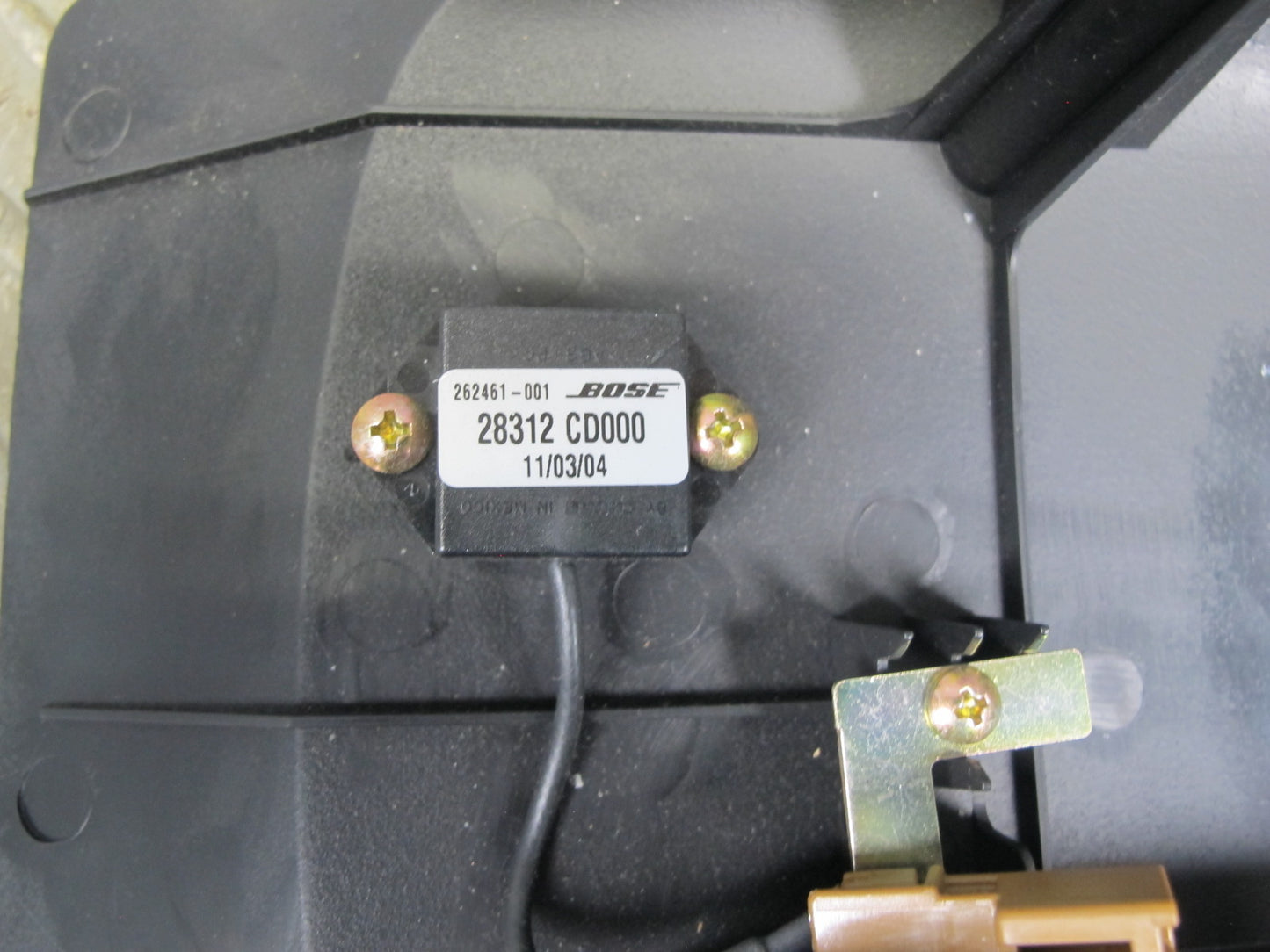 03-06 Nissan 350Z Z33 Lower Steering Column Trim Black w Microphone OEM