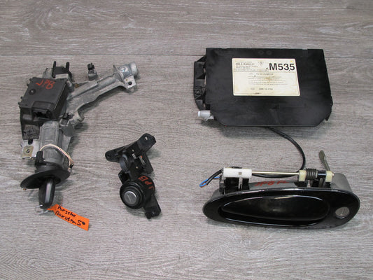 2001-2002 Porsche Boxster S 986 M96.21 M/T Anti-theft Ignition Lock Handle Set