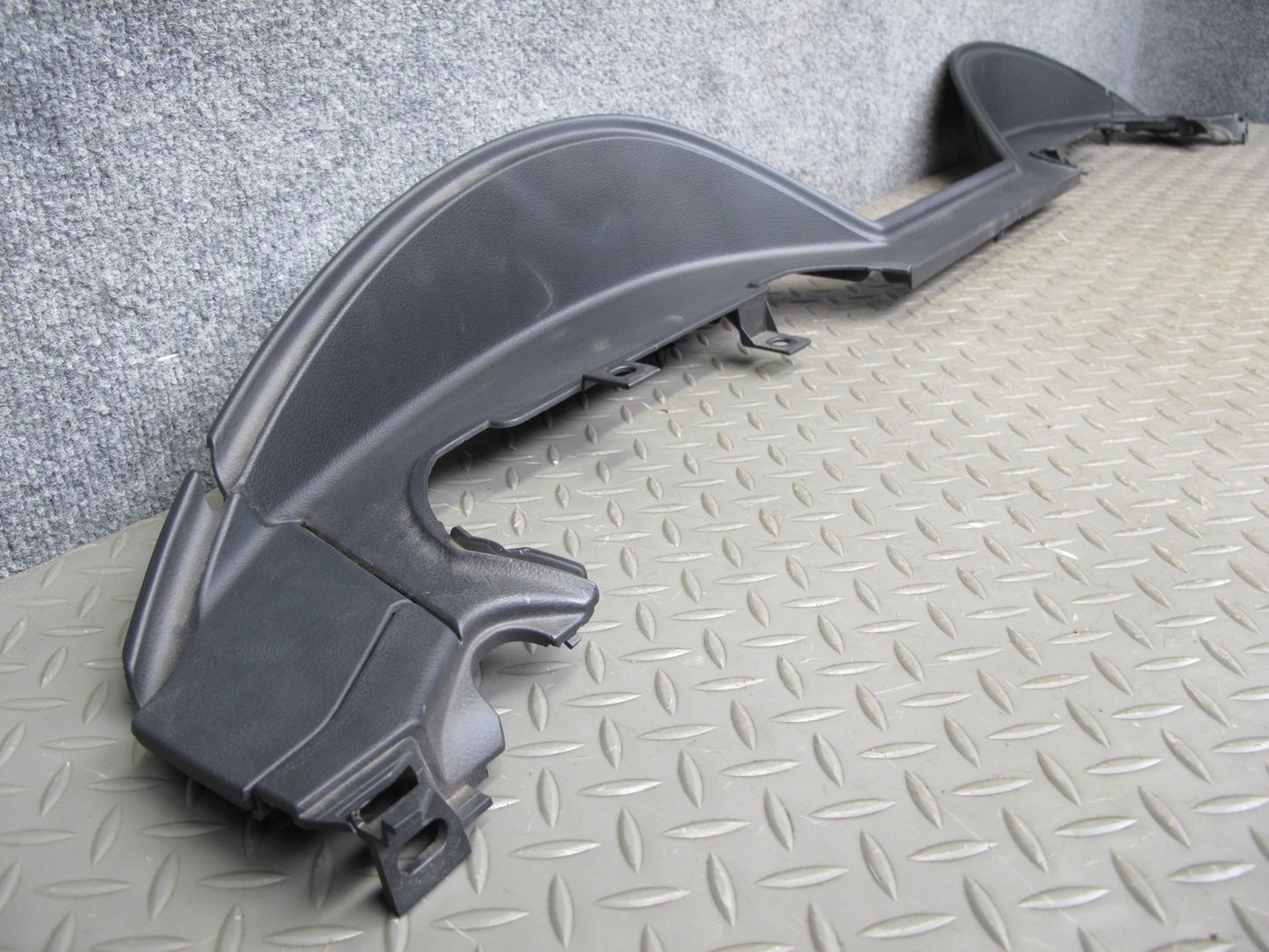 04-09 Nissan 350Z Z33 Convertible Rear Behind Seat Upper Trim Panel Black OEM