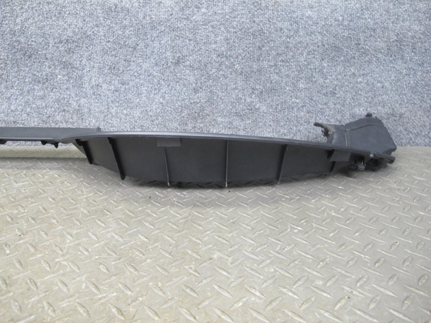 04-09 Nissan 350Z Z33 Convertible Rear Behind Seat Upper Trim Panel Black OEM