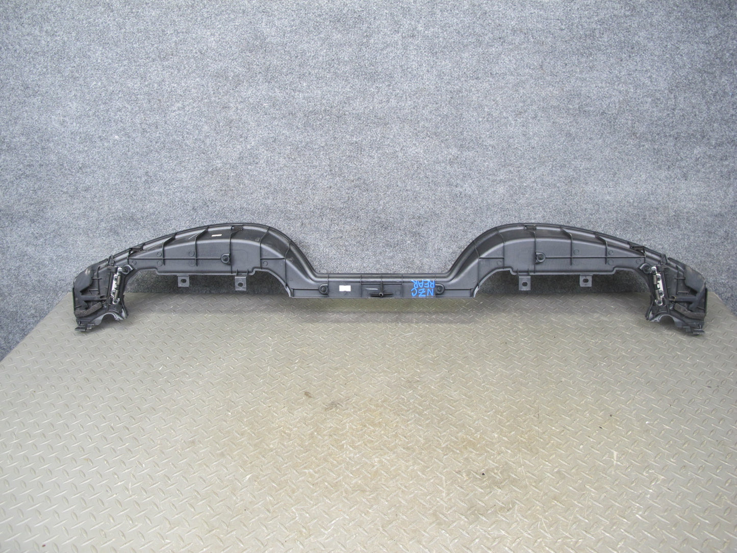 04-09 Nissan 350Z Z33 Convertible Rear Behind Seat Upper Trim Panel Black OEM