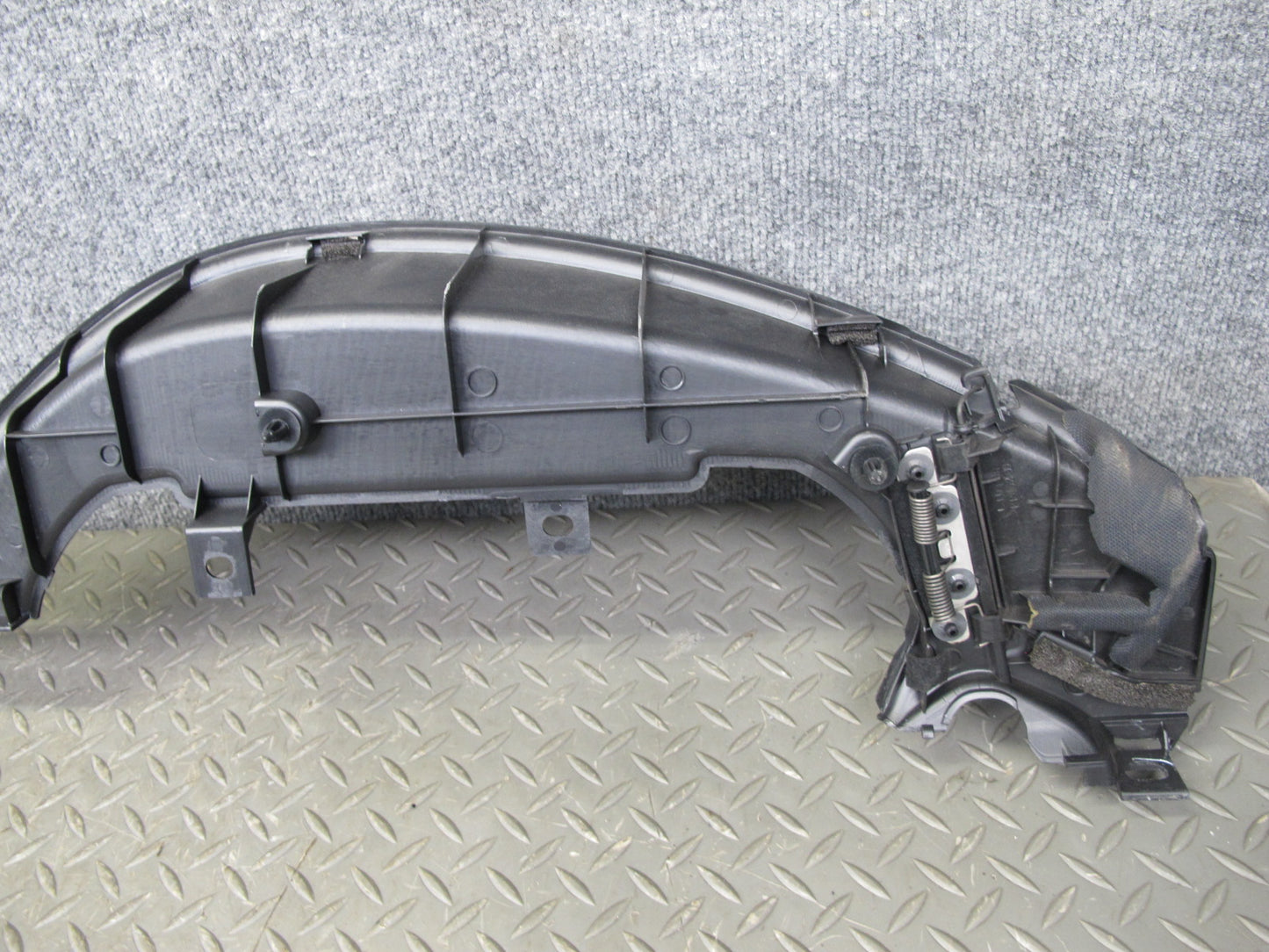 04-09 Nissan 350Z Z33 Convertible Rear Behind Seat Upper Trim Panel Black OEM