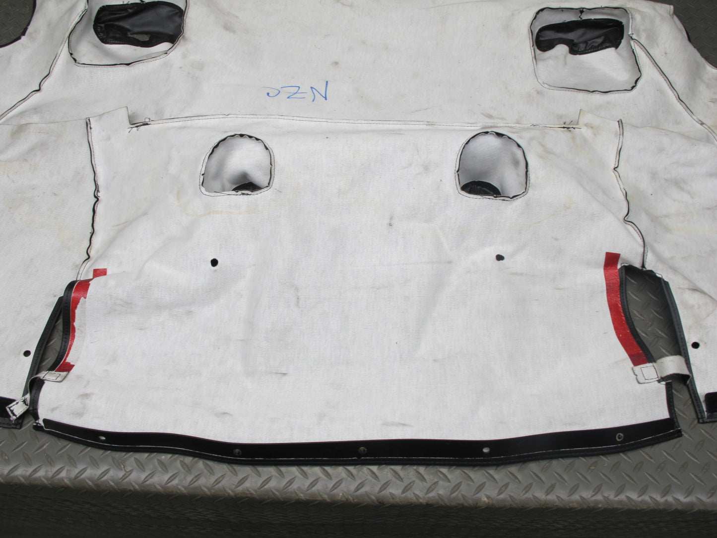 04-06 Nissan 350Z Z33 Convertible Rear TOP Folding Lining Cover Boot Black OEM