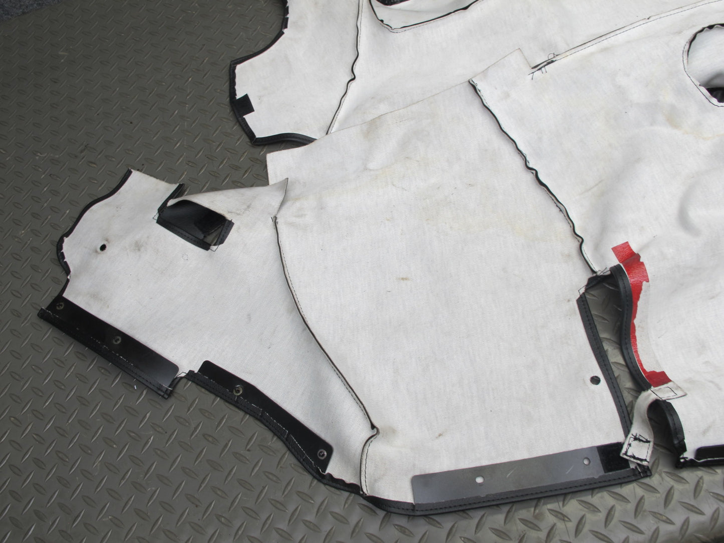 04-06 Nissan 350Z Z33 Convertible Rear TOP Folding Lining Cover Boot Black OEM